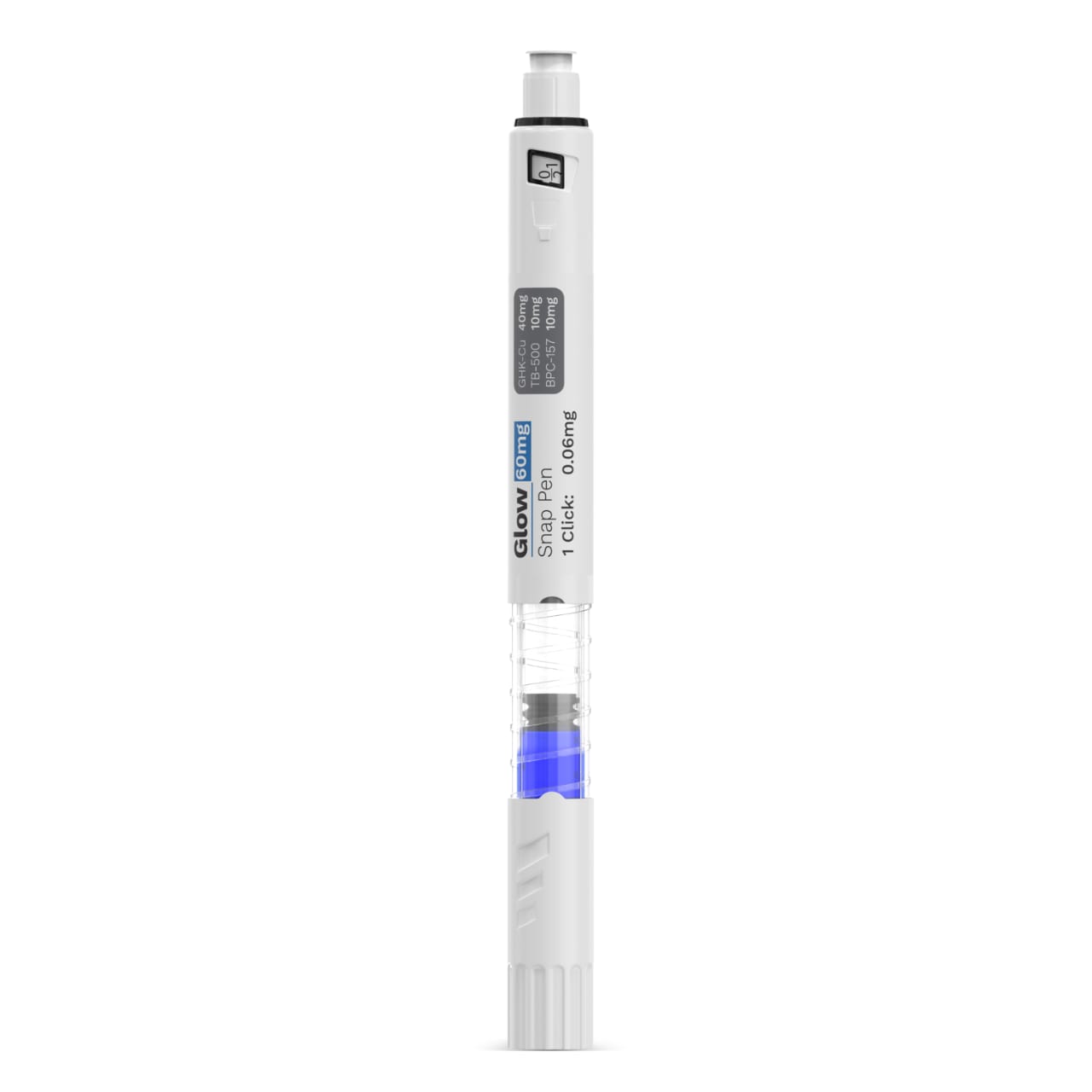 recommended bpc 157 daily dosage Glow (GHK-Cu, BPC-157, TB-500) 60mg Combination Snap Pen — MetaGen Research  Peptides
